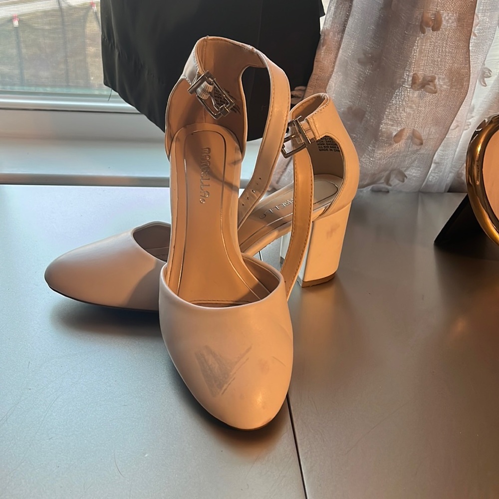 Ladies White Heels